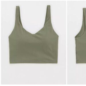 OFFLINE By Aerie Real Me Low Key Longline Sports Bra